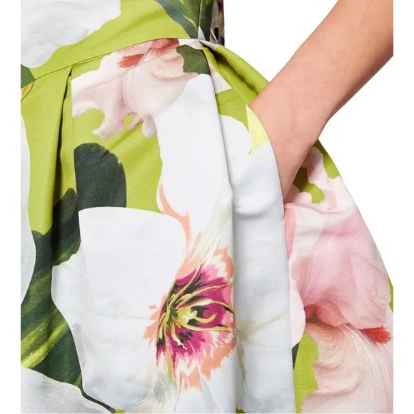 NEW Ted Baker London Lynetta Chatsworth Bloom Skater Fit Flare